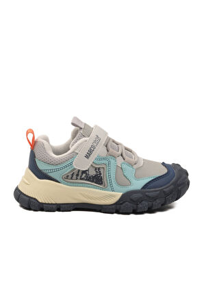 Marcokids Gri Cırtlı Erkek Çocuk Spor Ayakkabı
