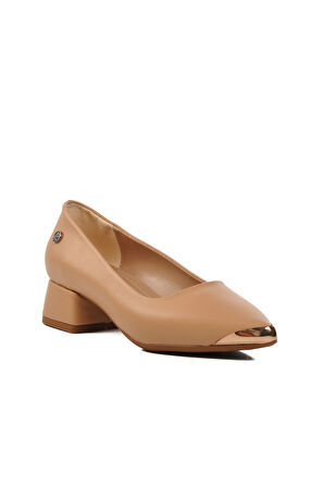 Pierre Cardin Bej Kadın Topuklu Ayakkabı