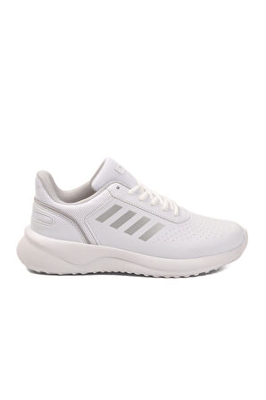 Walkway Beyaz Bağcıklı Unisex Spor Ayakkabı