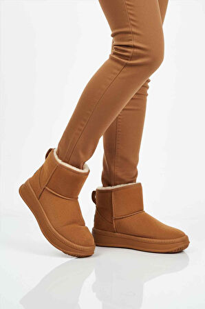 Aspor Taba Kürklü Kadın Düz Bot