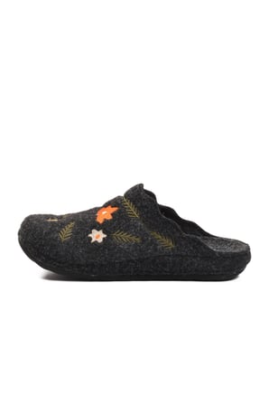 Aspor Siyah Kadın Ev Terliği