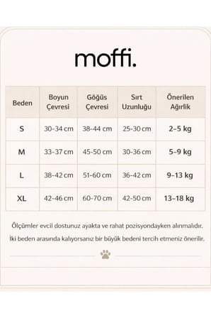 moffi Kedi Ve Küçük Irk Köpekler İçin Günlük Kullanım Pamuklu Atlet