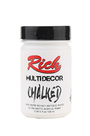 Multi Decor Chalked Akrilik Boya 100 Cc Antik Beyaz