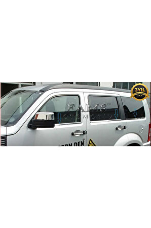 Dodge Nitro Krom Cam Çıtası Seti 6 Prç. 2006-2012 P.çelik