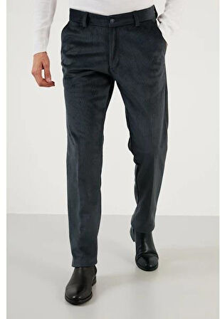 Captiva Erkek Rahat Kesim Yüksek Kalite Klasik Kışlık Kalın Içi Polarlı Termal Kadife Pantolon Baba Fitilli