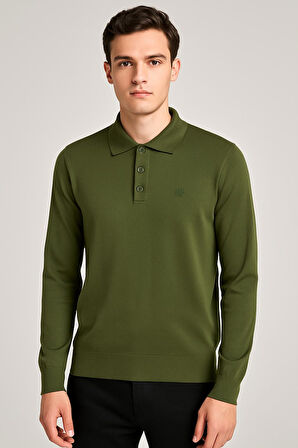 Simenti Regular Polo Yaka Düğmeli Erkek Triko - 7422