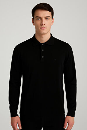 Simenti Regular Polo Yaka Düğmeli Erkek Triko - 7422