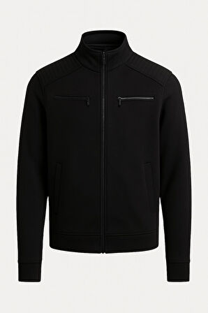 Xavir Büyük Beden Erkek Fermuarlı Mevsimlik Ceket - 7451