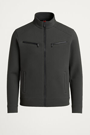 Xavir Büyük Beden Erkek Fermuarlı Mevsimlik Ceket - 7451