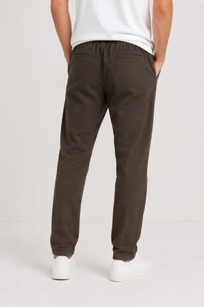 Keten Erkek Beli Bağlamalı Casual Jogger Pantolon 7734