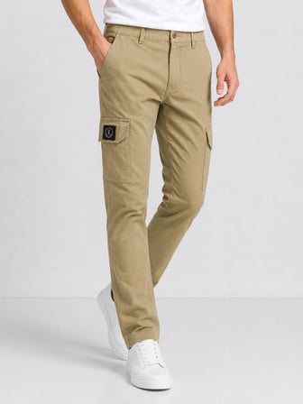 Remmy Boys Slım Fıt Erkek Likralı Kargo Pantolon 7745