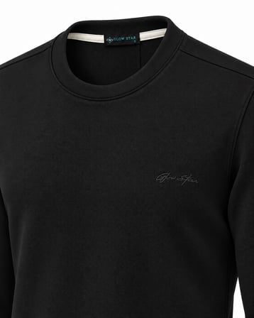 Glow Star Bisiklet Yaka Slim Fit Erkek Sweatshirt - 7777