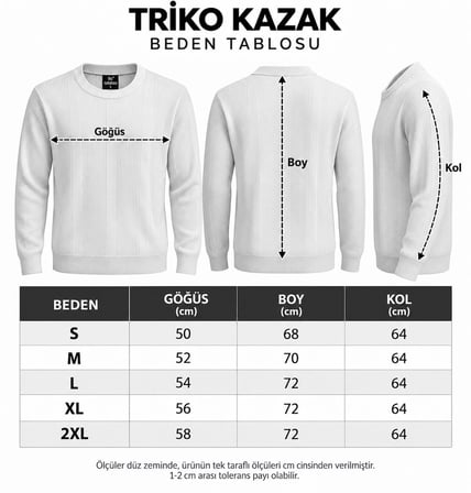 Turbulance Erkek Sıfır Yaka Triko Kazak 7788