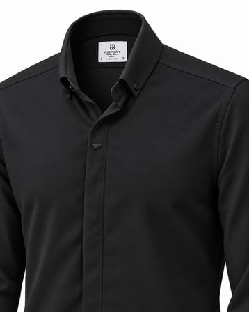 Re Port Uzun Kol Slim Fit Erkek Kapalı Patlı Gömlek - 7791