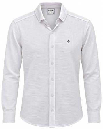 Re Port Uzun Kol Slim Fit Erkek Gömlek - 7792