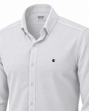 Re Port Uzun Kol Slim Fit Erkek Gömlek - 7792