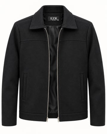 Claassics Men Erkek Oversize Kısa Kaşe Kaban Ceket - 7794