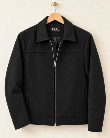 Claassics Men Erkek Oversize Kısa Kaşe Kaban Ceket - 7794