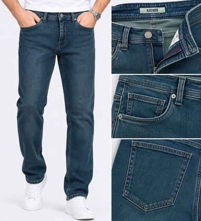 B.Wood Regular Fit Likralı Erkek Jean Pantolon 7795