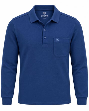 Simenti Regular Fit Polo Yaka Uzun Kol Sweatshirt - 7798