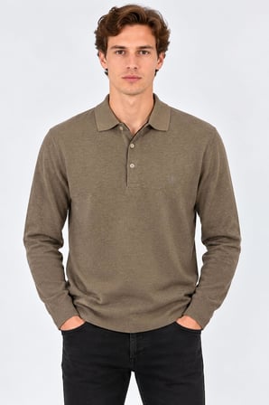 Simenti Regular Fit Polo Yaka Selanik Sweatshirt - 7804