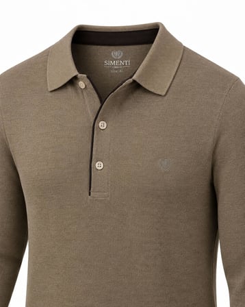 Simenti Regular Fit Polo Yaka Selanik Sweatshirt - 7804
