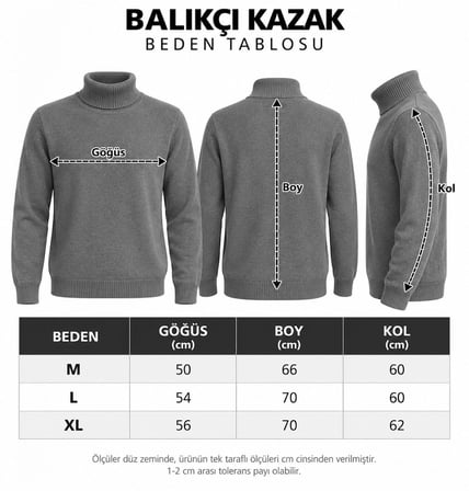 Regular Fit Yarım Balıkçı Yaka Basic Triko Kazak 7812
