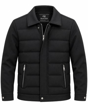 Rayyen Slim Fit Erkek Yakalı Dolum Mont 7815