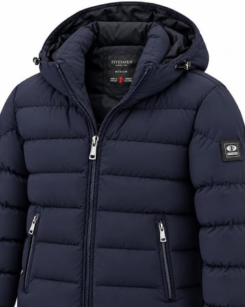 Fiyesmen Slim Fit Erkek Kapşonlu Mont 7817
