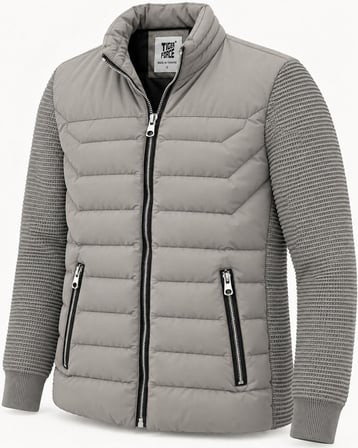 Tiger Force Slim Fit Erkek Kolu Triko Mont 7818