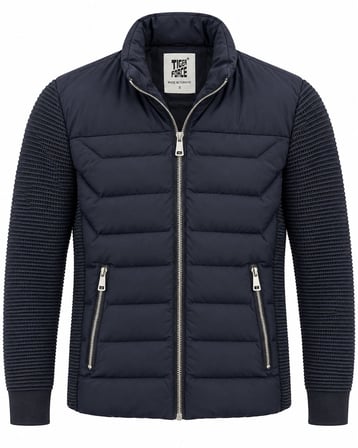 Tiger Force Slim Fit Erkek Kolu Triko Mont 7818