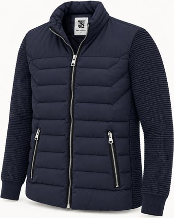 Tiger Force Slim Fit Erkek Kolu Triko Mont 7818