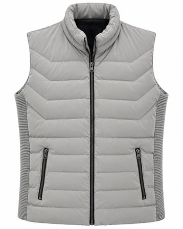 Fermuarlı Erkek Slim Fit Triko Nova Yelek 7830