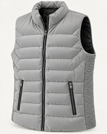 Fermuarlı Erkek Slim Fit Triko Nova Yelek 7830