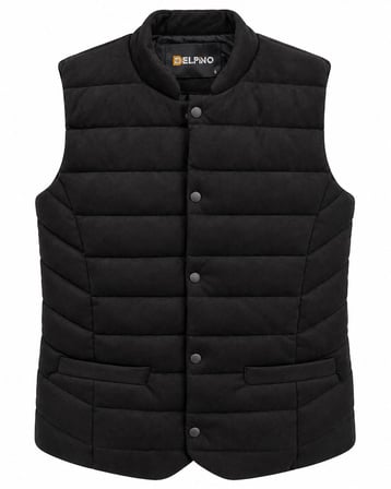 Delpino Çıtçıtlı Erkek Slim Fit Süet Yelek 7831