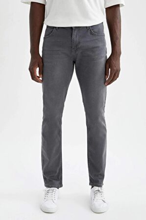 Black Lee Denim Regular Fİt Likralı Erkek Petek Desen Kot Pantolon-5398