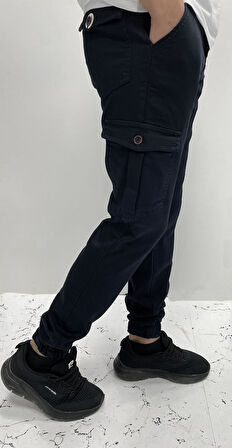Big Rodoc Slım Fıt Erkek Paça Lastikli Kargo Pantolon