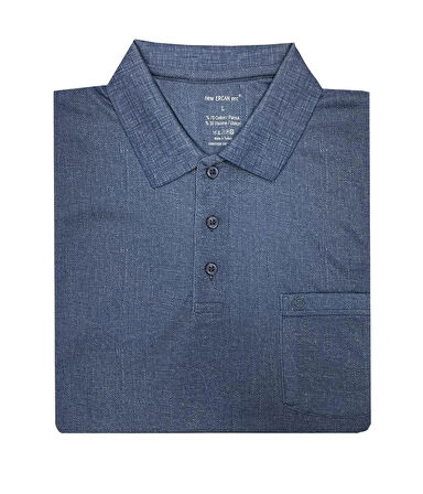 Ercan Yakalı Klasik Fit Kısa Kol Erkek Tişört 7342