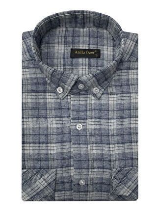 Atilla Özer Kışlık Kaşmir Erkek Gömlek - 7463