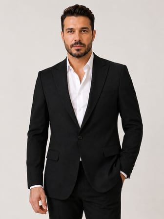 Erkek İtalyan Kesim Yarım Astar Blazer Ceket Klasik ve Modern Şıklık - 7731