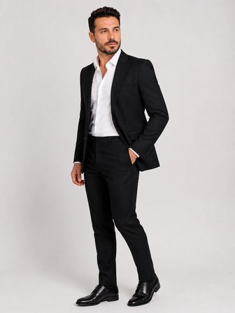 Erkek İtalyan Kesim Yarım Astar Blazer Ceket Klasik ve Modern Şıklık - 7731