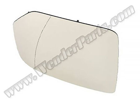 Mercedes Dis Dikiz Ayna Camı Sol (isitmalı, Asferik) V-Class W447 14> Vito W447 14> - Wenderparts Ma4478111600