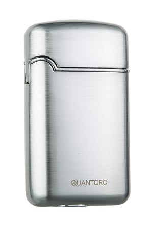 Quantoro Üç Torch Pürmüz Delicili Gümüş Metal Puro Çakmağı - TRZ1113