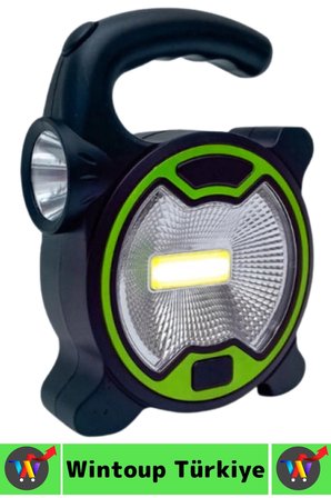 #Kamp Premium Piknik Outdoor Dağcılık Elektrik Kesintisi Acil Durum Yüksek Parlaklıklı COB LED Panel Taşıma Kulplu Denge Ayaklı Taşınabilir Pilli Mini Kamp El Feneri Işıldak