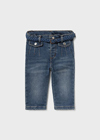  Mayoral Kız Bebek Denim Kot Pantolon 2542