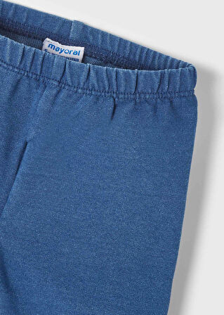Mayoral kız bebek yazlık  denim tayt  tişört takım 1723