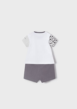 Mayoral erkek bebek yazlık tişört şort 4 lü set 1651