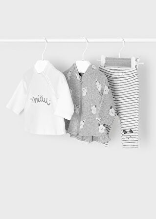 Mayoral yenidogan kız bebek 3 lü set 2616