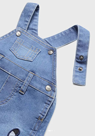 Mayoral erkek bebek denim solapet tişört 2 li set 1628