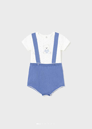 Mayoral erkek bebek yazlık şort tişört 2 li set 1250